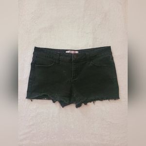 Black Jean Shorts